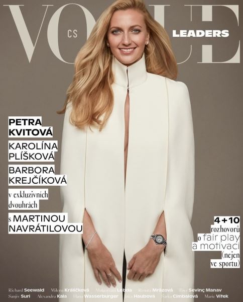 Крейчикова, Плишкова, Квитова и Навратилова снялись для обложки чешского Vogue 