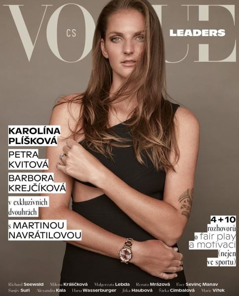 Крейчикова, Плишкова, Квитова и Навратилова снялись для обложки чешского Vogue 